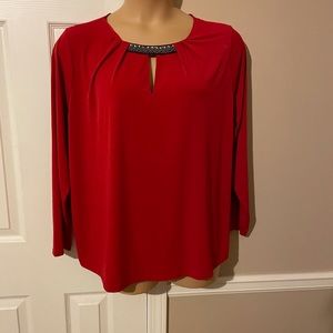 Red hot blouse